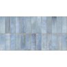 Carrelage mur effet zellige Zahara bleu 32x62,5 cm