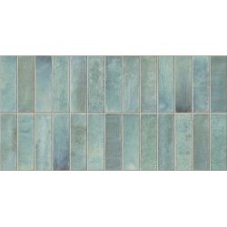 Carrelage mur effet zellige Zahara vert 32x62,5 cm