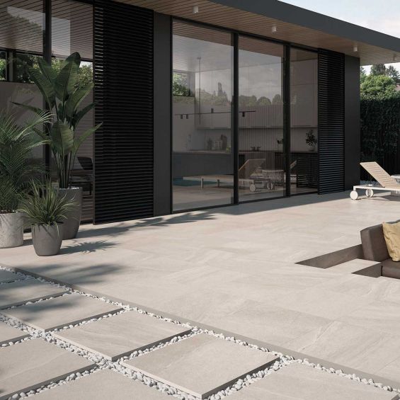 Dalle extérieur Tikal 2.0 Sable R11 60x60 cm