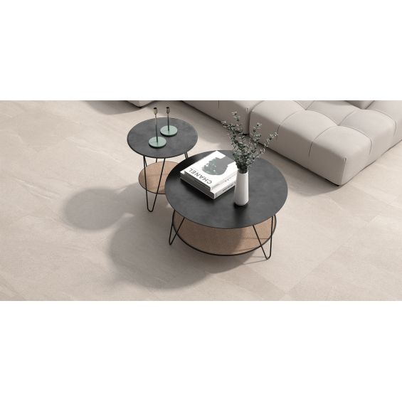 Carrelage sol effet pierre Tikal Sable 30x60 cm