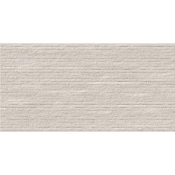 Carrelage mur Tikal décor sable relief 25x70 cm