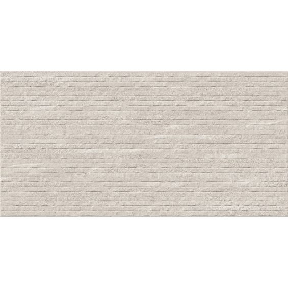 Carrelage mur Tikal décor sable relief 25x70 cm