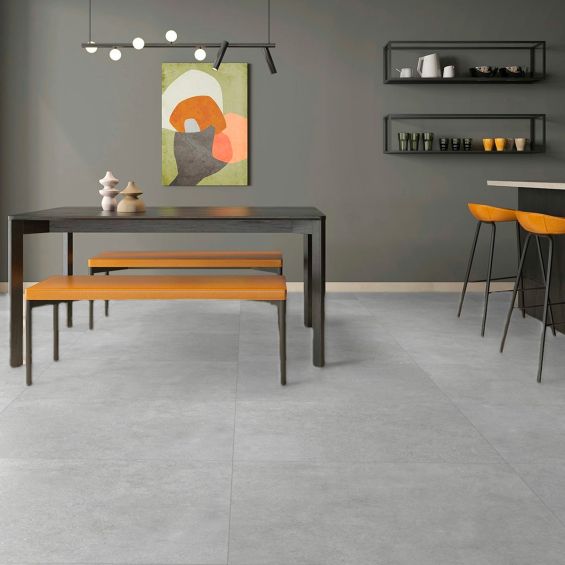 Carrelage sol effet pierreLink Perle60x120 cm
