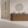 Carrelage sol effet Travertin Panarea sable90x90 cm