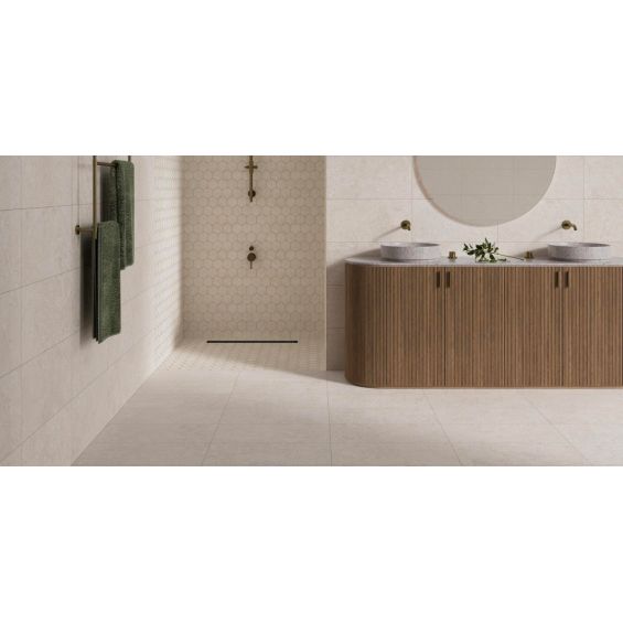 Carrelage sol effet Travertin Panarea sable 29,259,2 cm