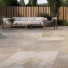 Carrelage sol extérieur effet pierre de bali Krabi beige R11 30x60 cm