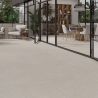 Carrelage sol extérieur effet pierre travertin Panarea sableR11 59,2x59,2 cm