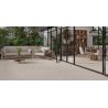 Carrelage sol extérieur effet pierre travertin Panarea sableR11 59,2x59,2 cm