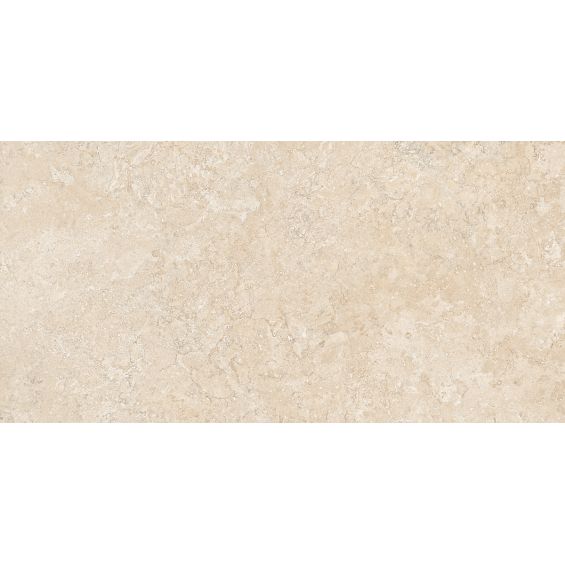 Carrelage sol extérieur effet pierretravertin Panarea ivoire R11 60x120 cm