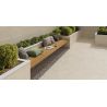Carrelage sol extérieur effet pierretravertin Panarea ivoire R11 60x120 cm