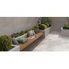 Carrelage sol extérieur effet pierretravertin Panarea perle R11 60x120 cm