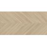 Carrelage sol imitation parquet Chevron sable 60x120 cm