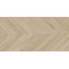Carrelage sol imitation parquet Chevron sable 60x120 cm