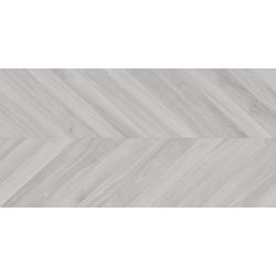 Carrelage sol imitation parquet Chevrongris 60x120 cm
