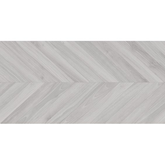Carrelage sol imitation parquet Chevrongris 60x120 cm