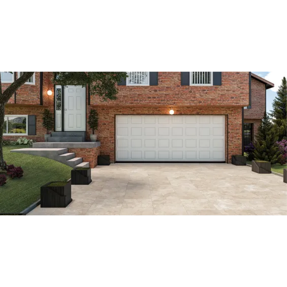 Carrelage sol extérieur effet Travertin Tivertino terreR10 6060 cm