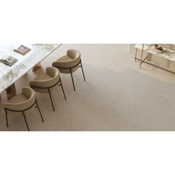Carrelage sol effet Travertin Panarea ivoire 59,259,2 cm