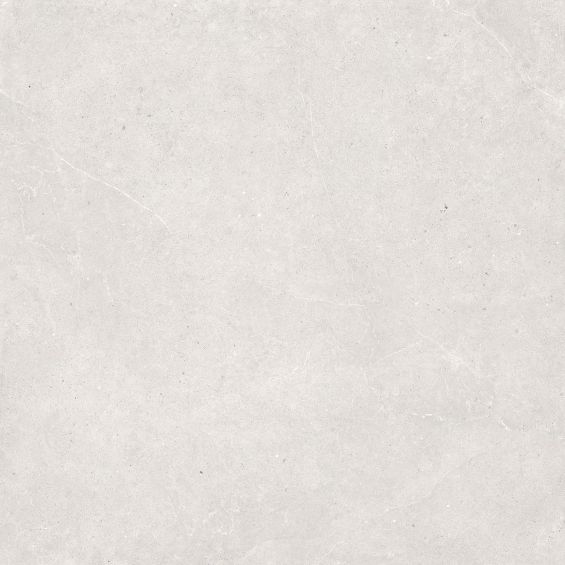 Carrelage sol effet pierre Kiyosumi Blanc grisé 120x120 cm