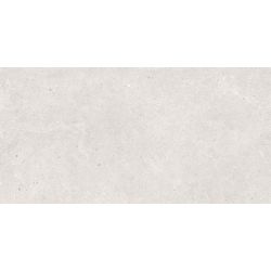 Carrelage sol effet pierre Kiyosumi Blanc grisé 30x60 cm