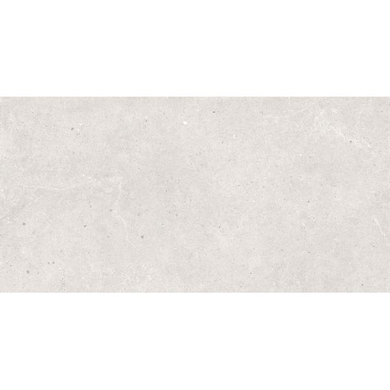 Carrelage sol effet pierre Kiyosumi Blanc grisé 60x120 cm