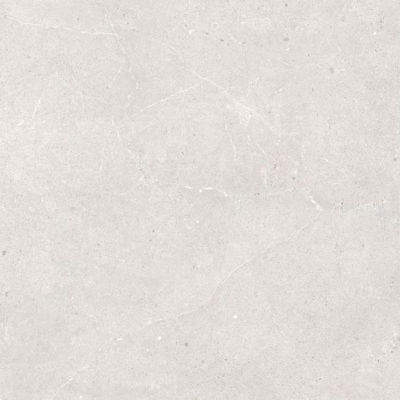 Carrelage sol extérieur effet pierre Kiyosumi Blanc grisé R11 60x60 cm