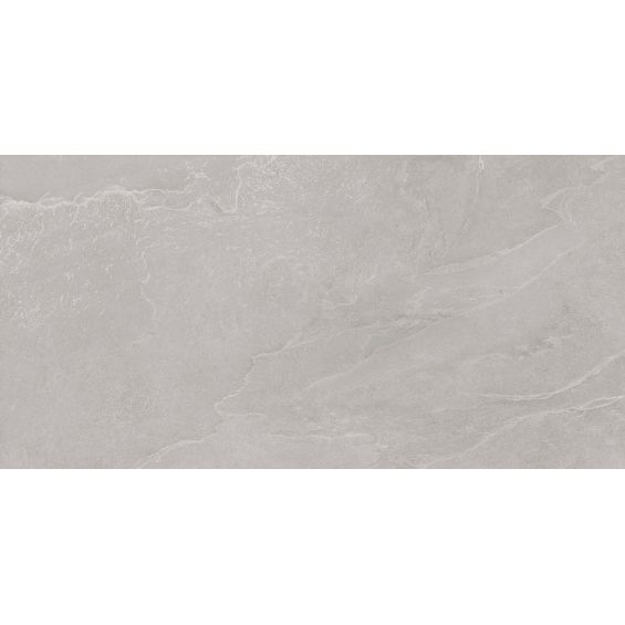 Carrelage sol effet pierre Lindos Gris 60x120 cm