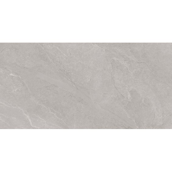 Carrelage sol effet pierre Lindos Gris 60x120 cm