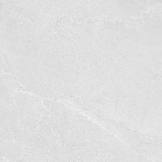 Carrelage sol effet pierre Lindos Blanc grisé 60x60 cm