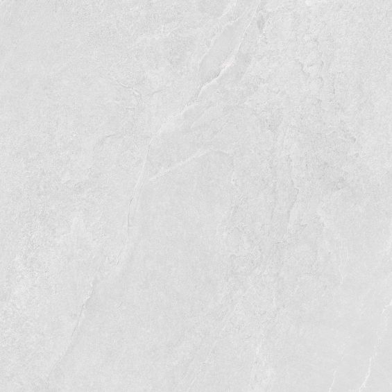Carrelage sol effet pierre Lindos Blanc grisé 60x60 cm
