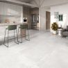 Carrelage sol effet béton Séoulperle 60x120 cm