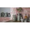 Carrelage mur effet zellige Rabat Rose Brillo 6×24,6 cm
