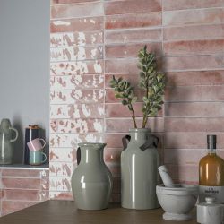 Carrelage mur effet zellige...