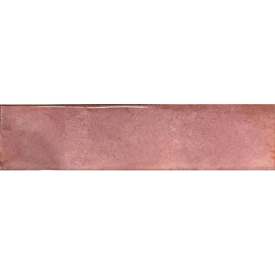 Carrelage mur effet zellige Rabat Rose Brillo 6×24,6 cm