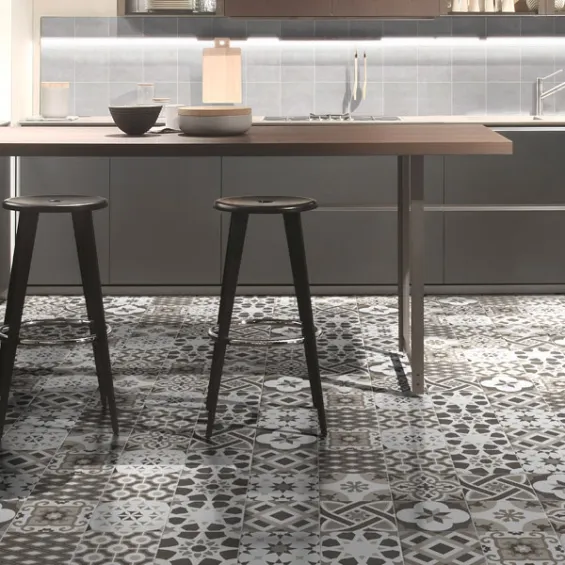 Carrelage sol effet carreaux de ciment Panache Mix 2020 cm