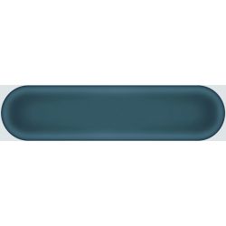Carrelage mur effet zellige Agdal bleu de cobalt 7,5x30 cm