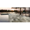 Carrelage sol extérieur Pierre de Bali Météor vert R11 30x60 cm