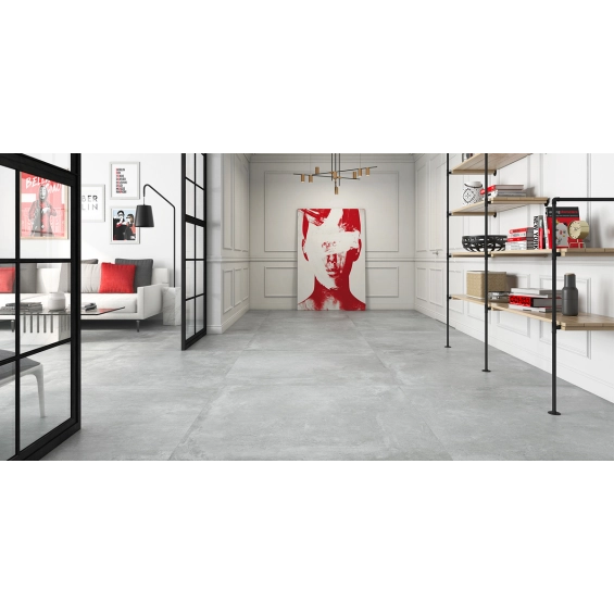 Carrelage sol moderne Max Gris 120x120 cm