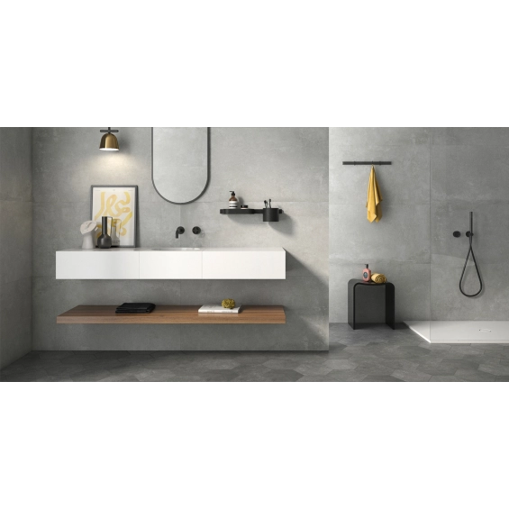 Carrelage sol moderne Max Gris 60x120 cm