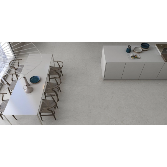 Carrelage sol effet pierre naturelle Ronda perle 60x120 cm