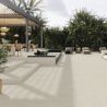 Carrelage sol extérieur moderne Ronda crème R11 60x120 cm