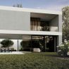 Carrelage sol extérieur moderne Ronda perle R11 90x90 cm