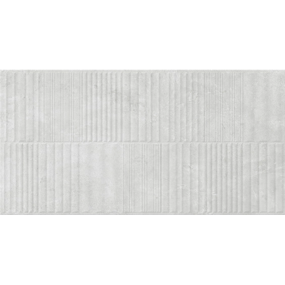  Carrelage mur Max décor relief silver 30x60 cm