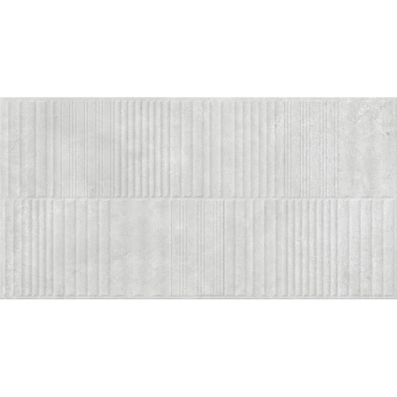  Carrelage mur Max décor relief silver 30x60 cm
