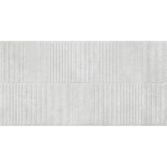  Carrelage mur Max décor relief silver 30x60 cm