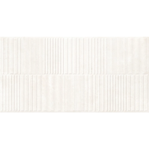 Carrelage mur Max décor relief grège 30x60 cm