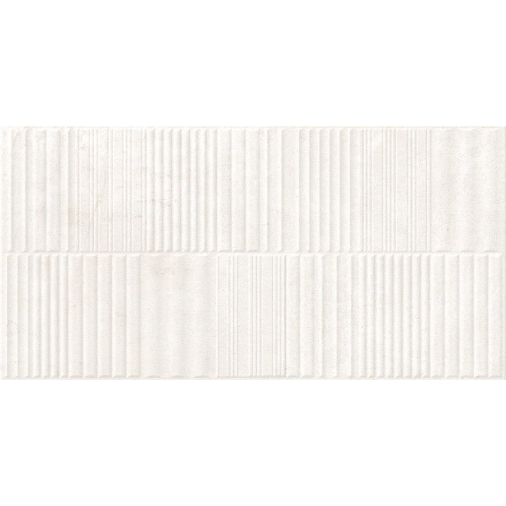 Carrelage mur Max décor relief grège 30x60 cm