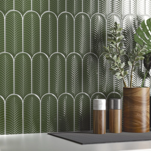 Carrelage mur effet Fleur...