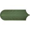 Carrelage mur effet Fleur Strelitzia vert 8,1x25 cm
