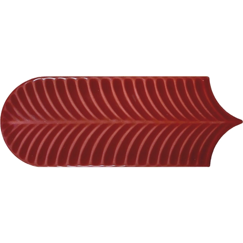 Carrelage mur effet Fleur Strelitzia rouge 8,1x25 cm