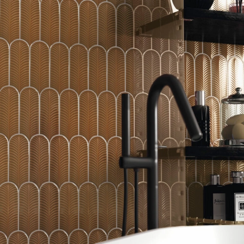 Carrelage mur effet Fleur...